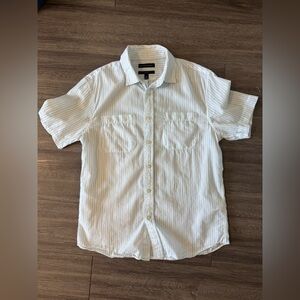 Banana Republic white and blue strip men's shirt